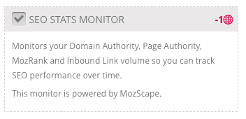 SEO Stats Monitor