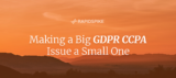 Making a Big GDPR CCPA Issue a Small One