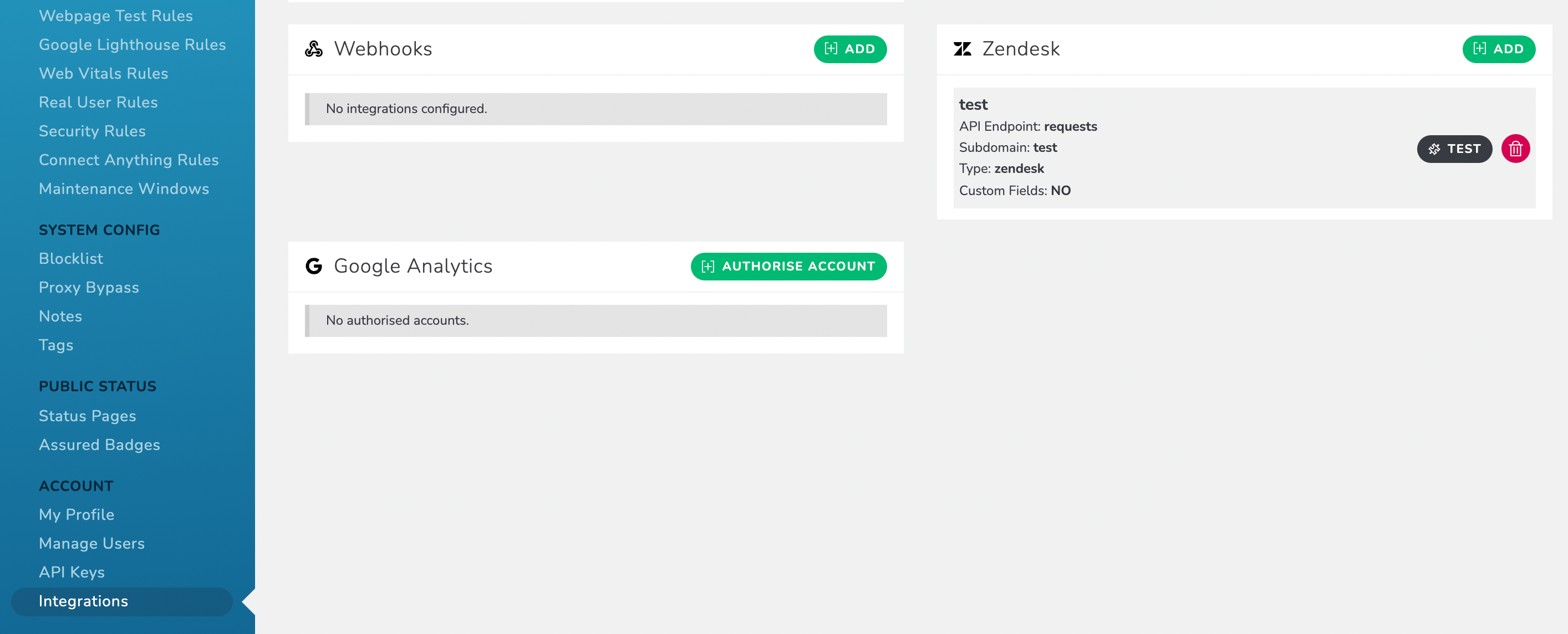 Setting up Google Analytics Integration in RapidSpike