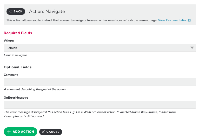 Navigate Set-Up