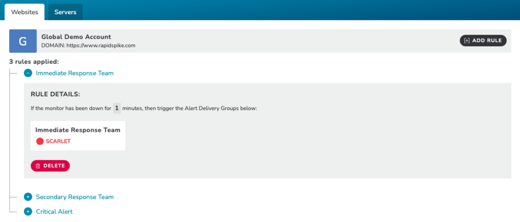 Uptime Alerting