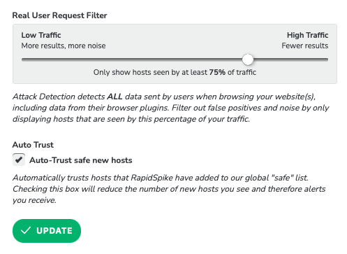 RUM Request Filter