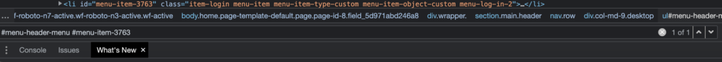 Unique Selector