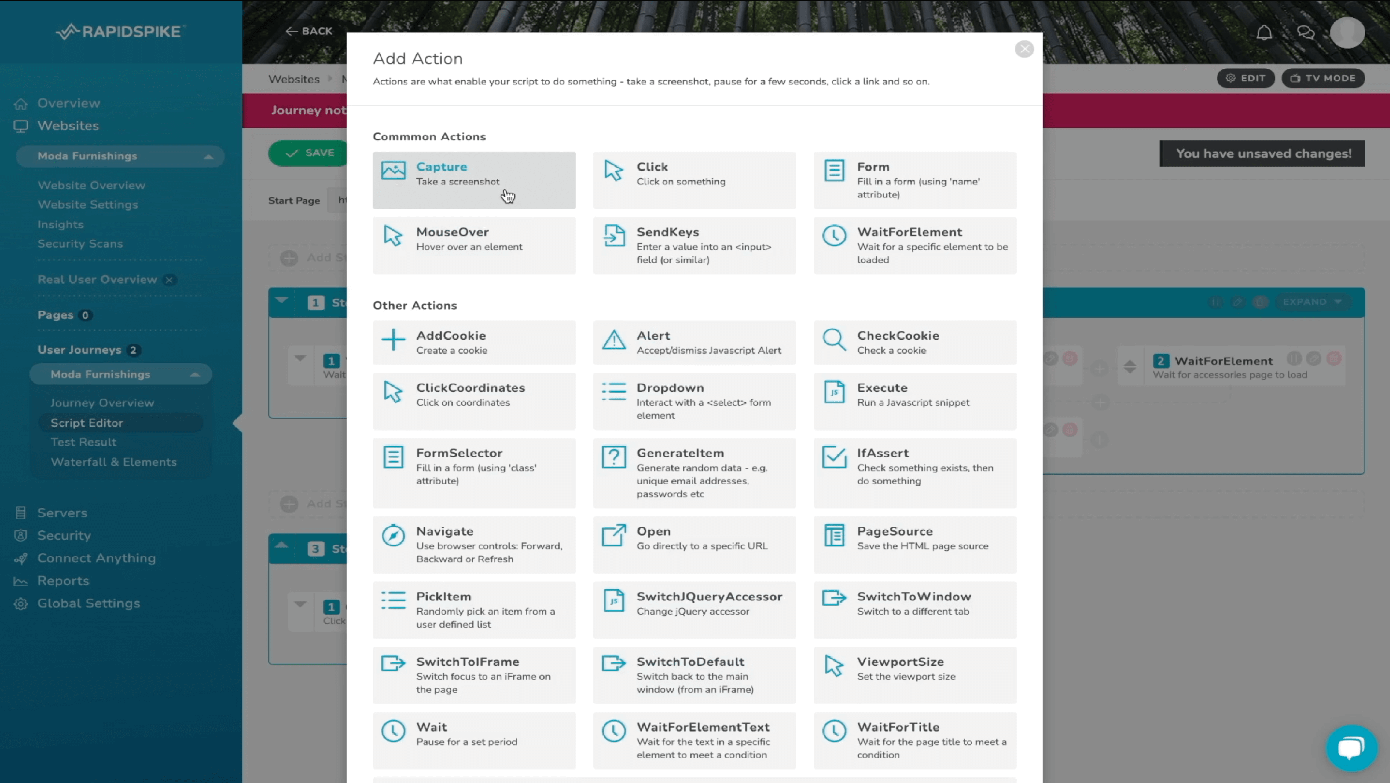 Customer Journey Actions