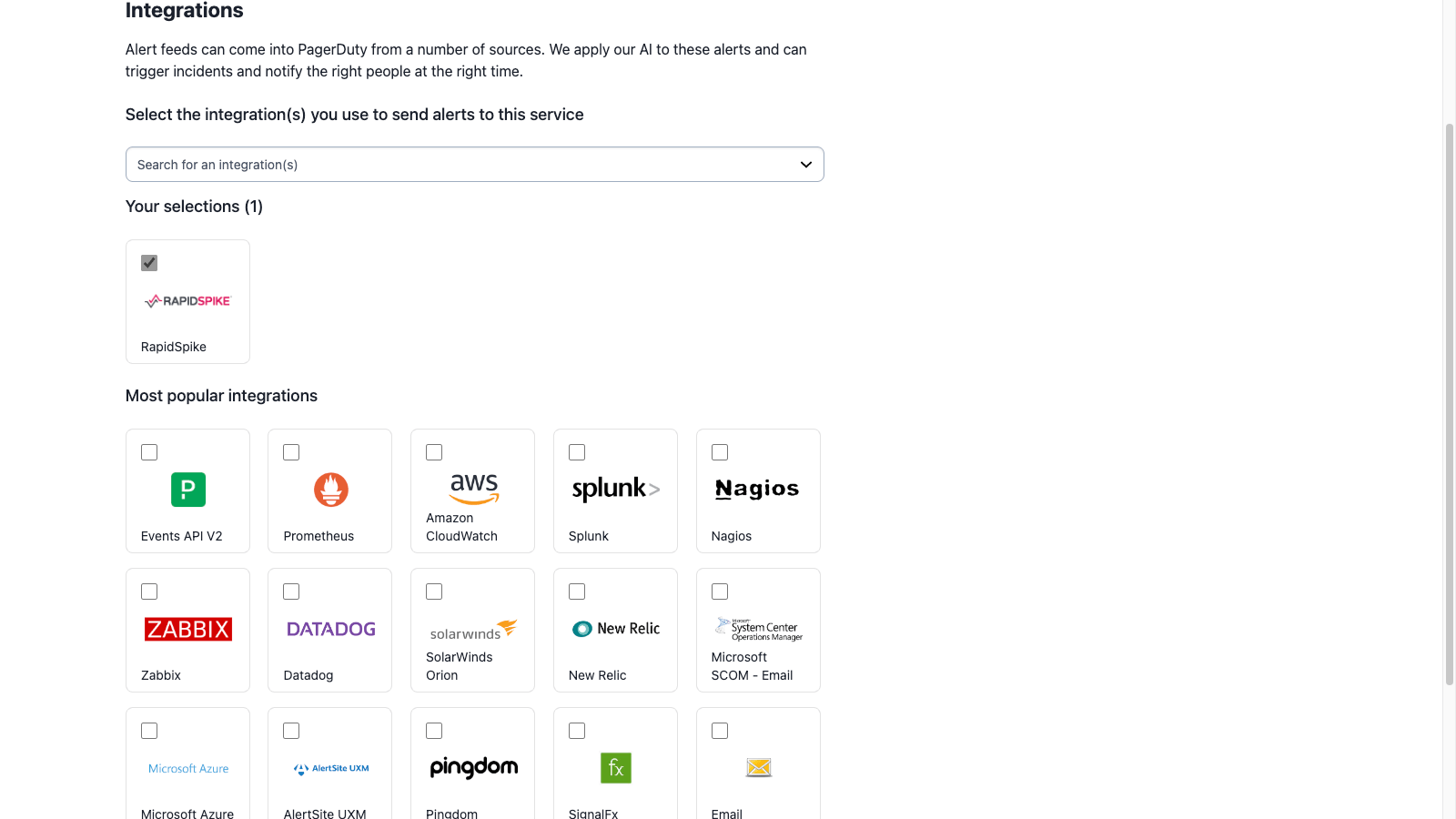 PagerDuty Integrations