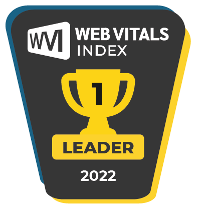 Web Vitals Index Winner Badge