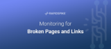 Monitoring for Broken Pages and Links